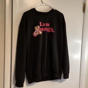 Black 'I am Kenough' Sweatshirt boutique sz large